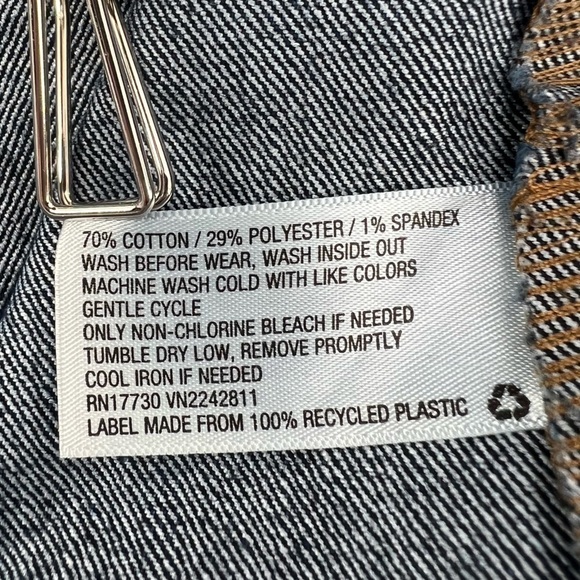 Wild Fable Overall Jean Mini Dress Size Medium Women’s - Picture 5 of 5